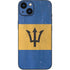 Barbados Flag Distressed iPhone 15 Plus Skin